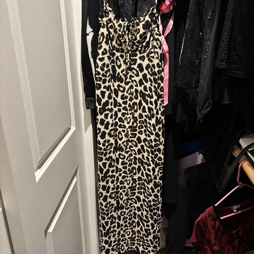 Animal Print Maxi Dress